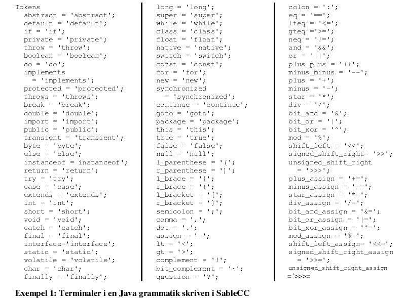 [Long list of Java tokens]